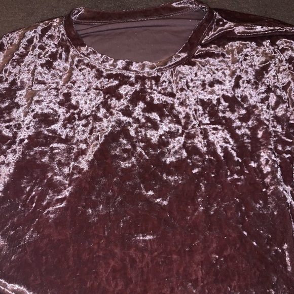 Pink Velvet Top - Picture 2 of 3